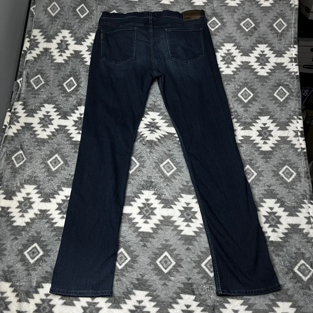 Paige Normandie X-Long Dark Indigo Straight Leg Jeans Mens 36x35 Made in USA